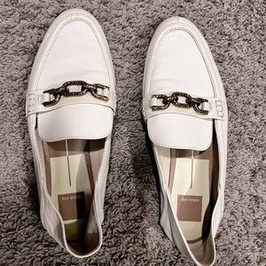 Dolce Vita Cream leather slip on loafers